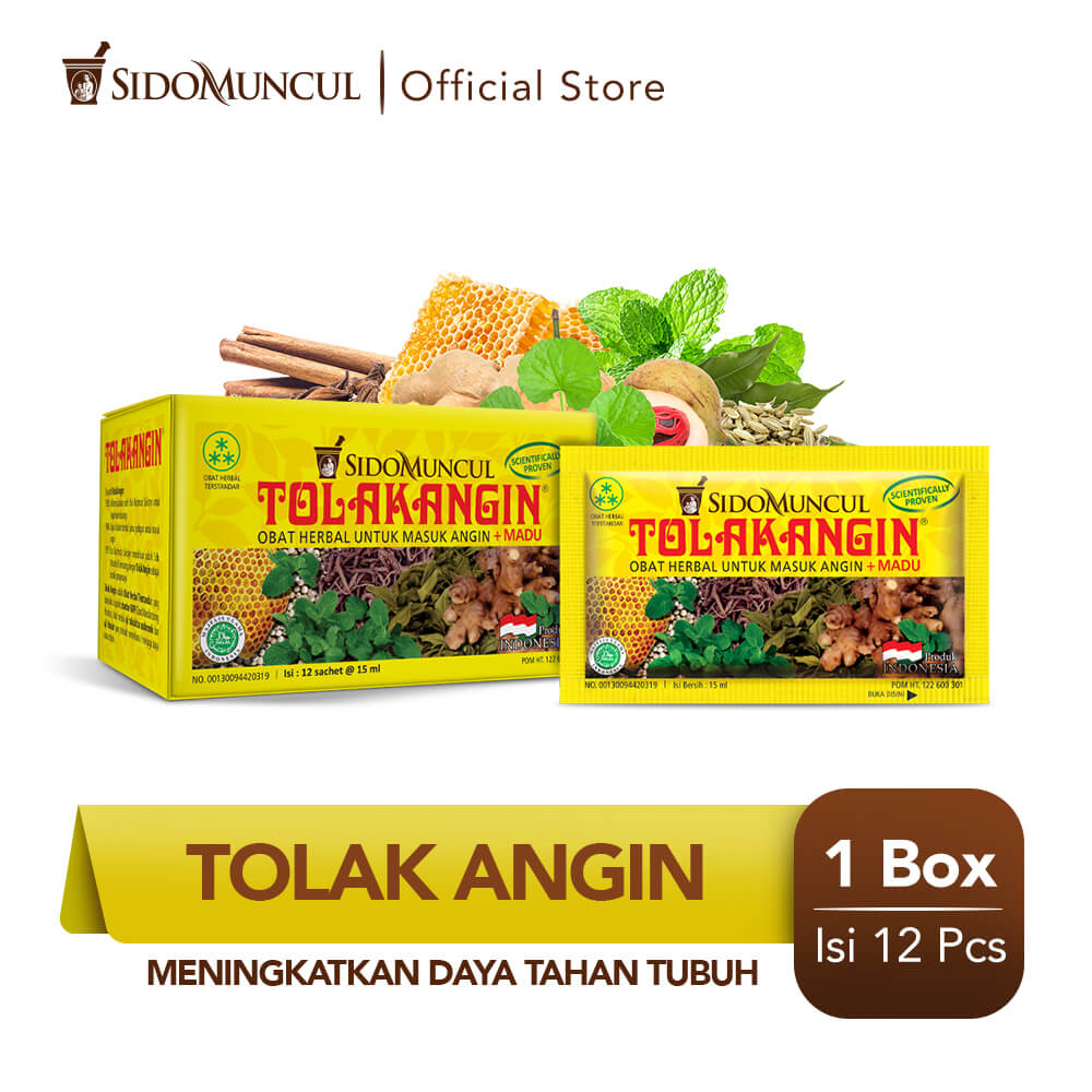 TOLAK ANGIN SIDOMUNCUL 1 Box isi 12 Sachet