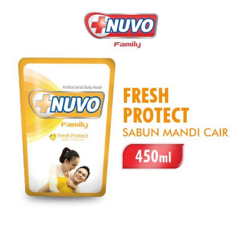 Nuvo Family Fresh Protect Sabun Cair 450 ml