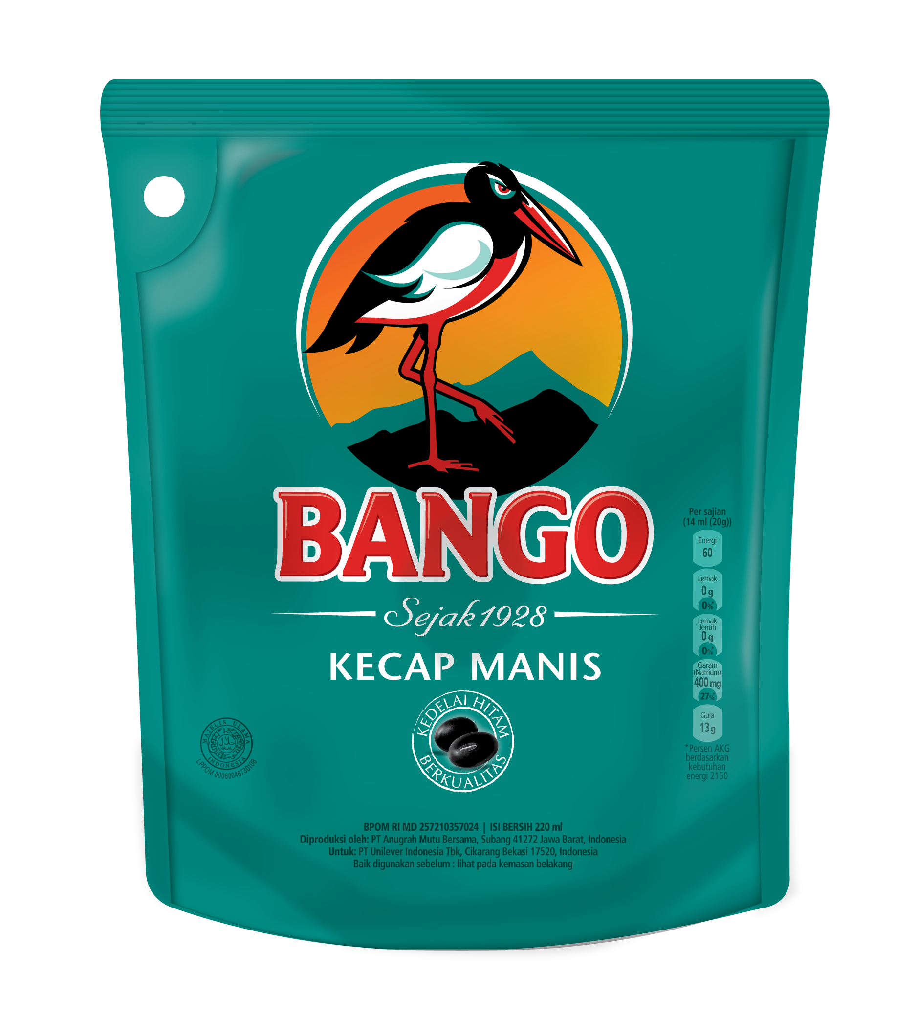 Bango Kecap Manis Pouch 210 ml