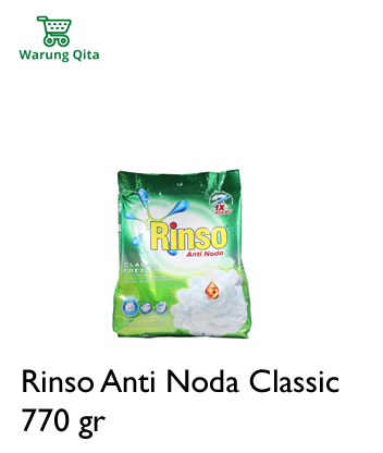 Rinso Anti Noda Classic 770 gr
