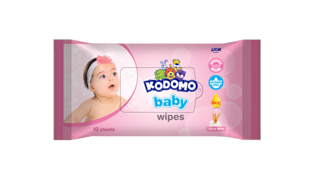 Kodomo Baby Wipes isi 50 Pink