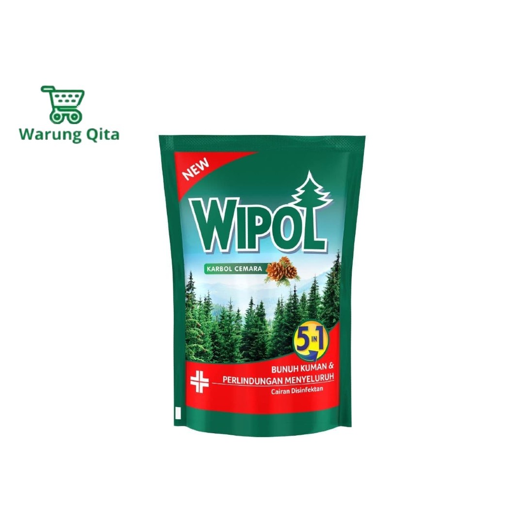 KARBOL WIPOL 240ML CEMARA POUCH