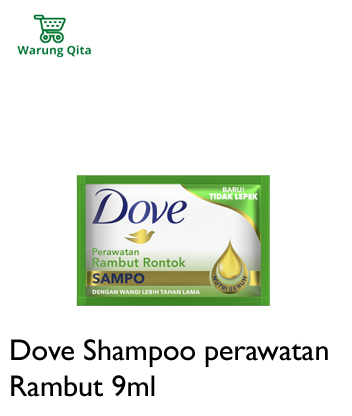 Dove Shampoo Perawatan Rambut Rontok 9 ml