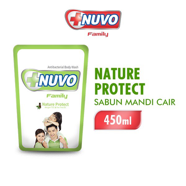 Nuvo Family Nature Protect Sabun Cair 450 ml