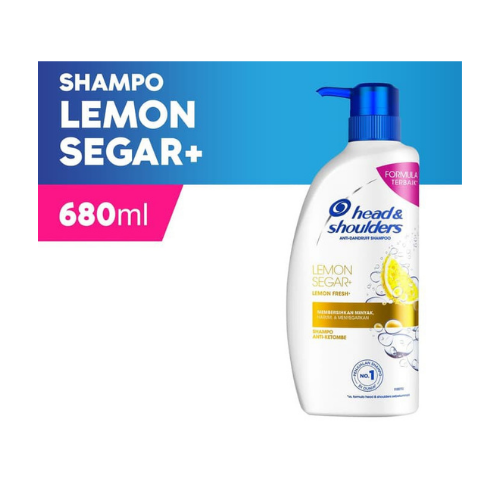 Head & Shoulders Shampoo Lemon Fresh 680Ml