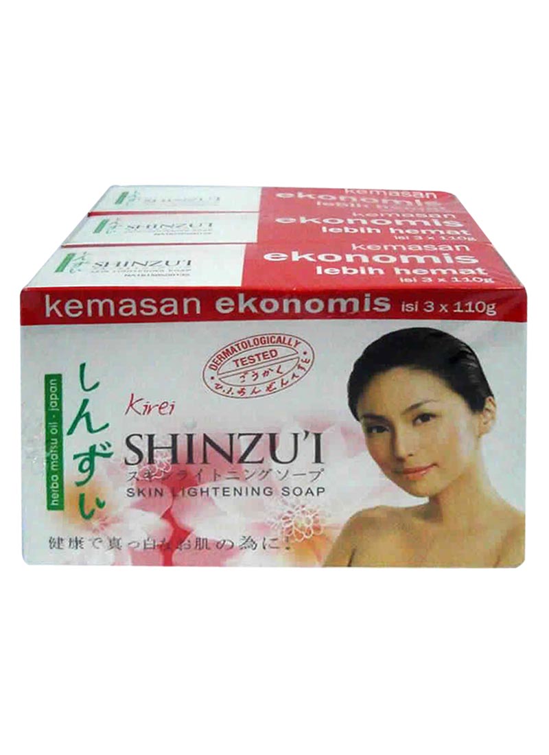 Shinzui Sabun Mandi Skin Lightening Kirei 3X110g