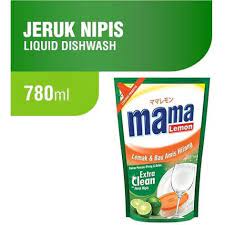 Sabun cuci piring Mama lemon Jeruk Nipis 780ml