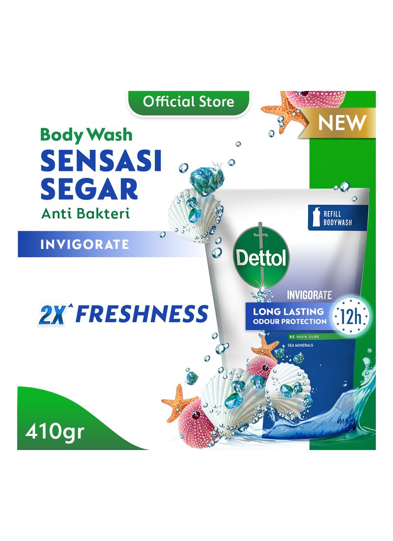 Dettol body wash Invigorate 410 gr