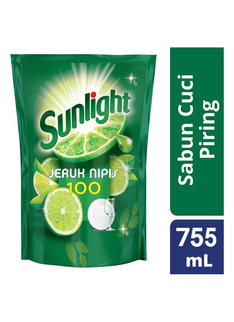 Sunlight Cairan Pencuci Piring Jeruk Nipis 755Ml