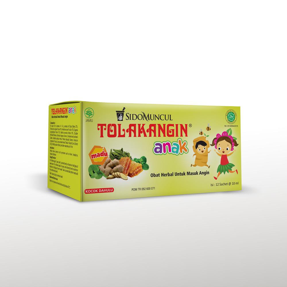 TOLAK ANGIN ANAK SIDOMUNCUL 1 BOX isi 12 Sachet